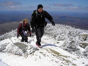 Winter hike on Mt Garfield.