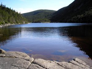 The beautiful Kinsman Pond.