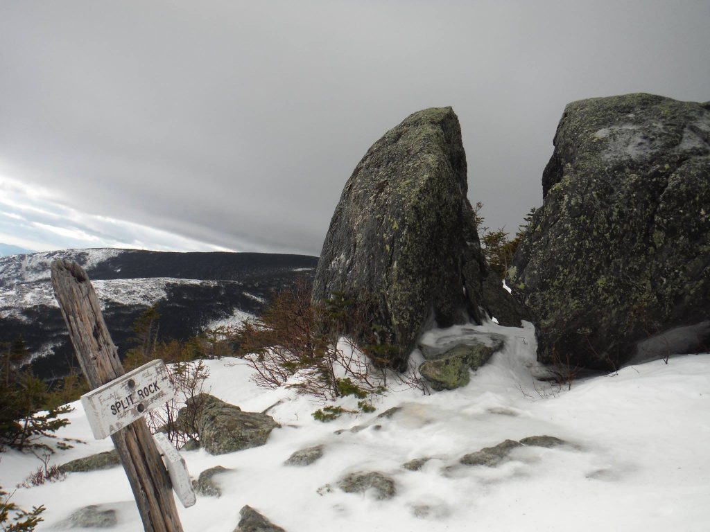 Split Rock, not too far into the alpine zone.