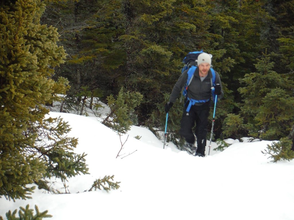 Ascending a really fun and beautiful trail.