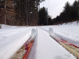 Nordic backcountry skis