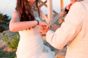 Putting on his ring